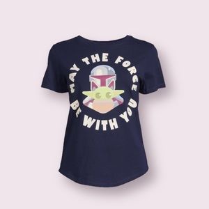 Star Wars Baby Yoda Force Be With You T-Shirt